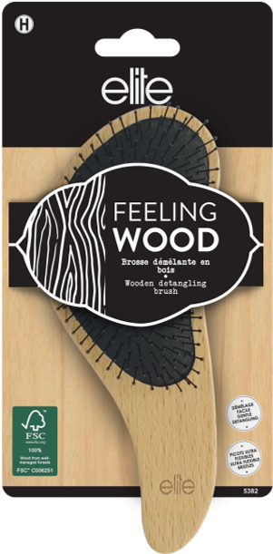 Četka za kosu FEELING WOOD - 5382