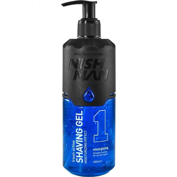 Gel za brijanje s pumpicom Energizing Nishman - 400 ml